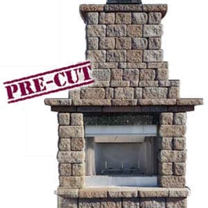 Cambridge - Pre-Packaged MaytRx Wall Outdoor Fireplace Kit
