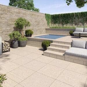Techo-Bloc - Travertina Raw Cap