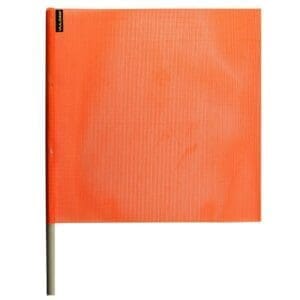 18" X 18" Orange Vinyl Coated Safety Flag