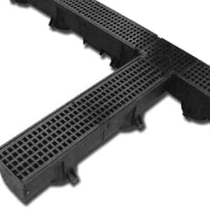 4' Heavy Duty Channel Drain W/ Cast Iron Cover