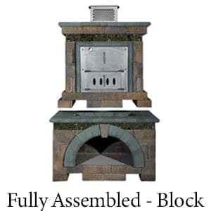 Cambridge - Fully Assembled Outdoor Pizza Oven - Block