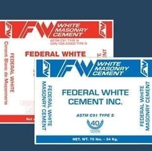 Federal White Masonry Cement Type S