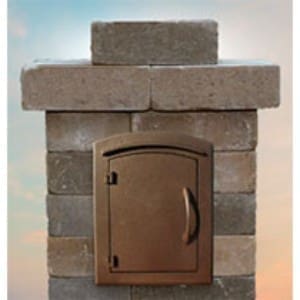 Cambridge - Pre-Packaged Olde English Wall Column Mailbox Kit