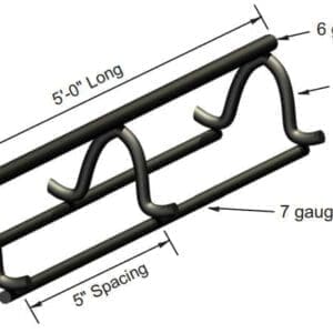 Continuous Mesh Chair Upper - SBU P2