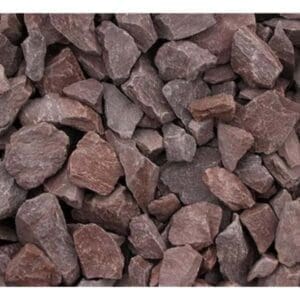 Red Crushed Gravel - 3/4″