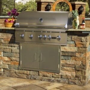 Cambridge - Fully-Assembled Stone Veneer Grill Island